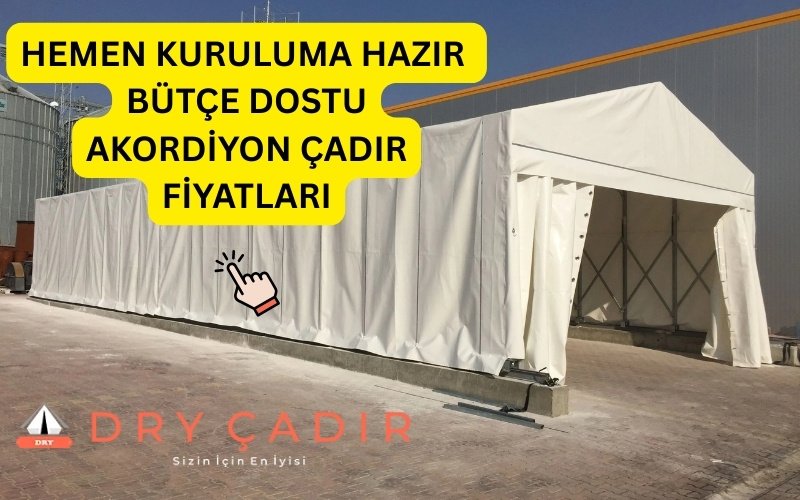 akordiyon çadır fiyatları