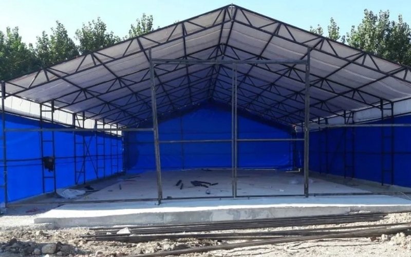 Büyükbaş Hayvanlar İçin Soğuk İklim Çadırı