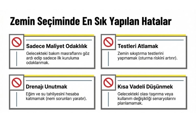 En Sık Yapılan Hatalar