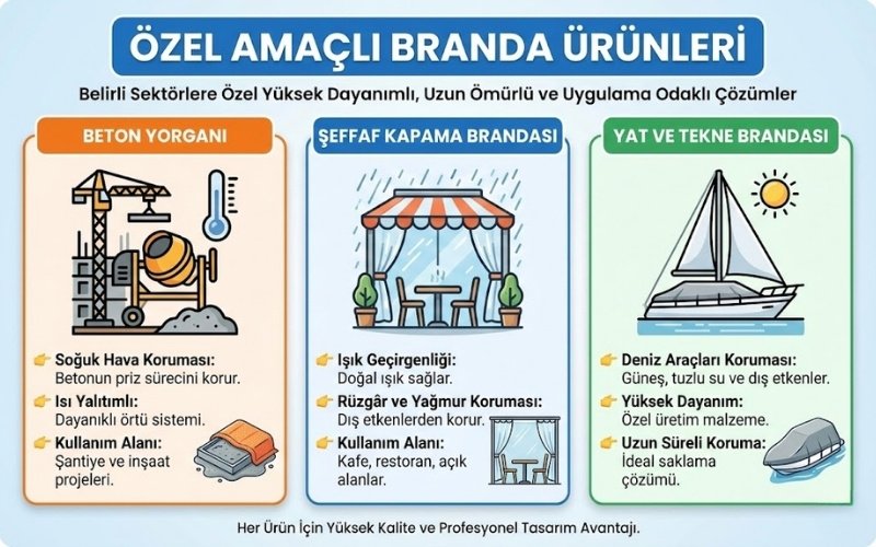 Özel Amaçlı Branda Ürünleri