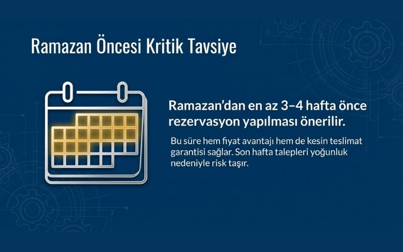 Ramazan Öncesi Kritik Tavsiye