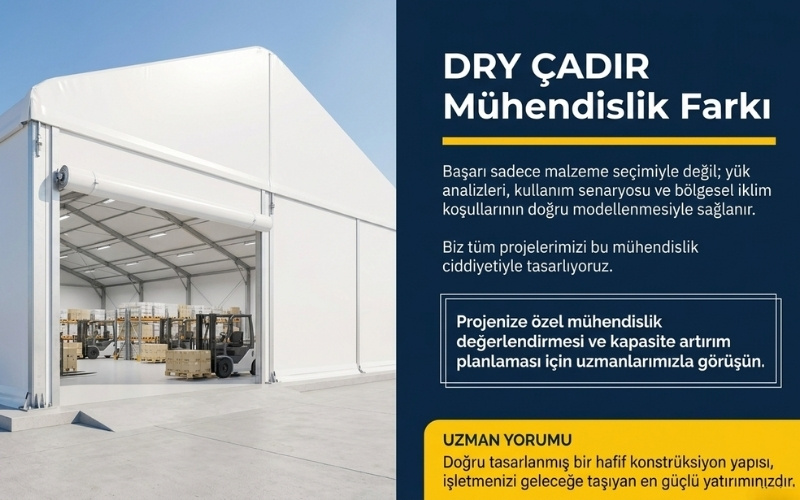 Hafif Konstrüksiyon Nedir? 26 hafif konstrüksiyon çelik depo çadırı fiyatları