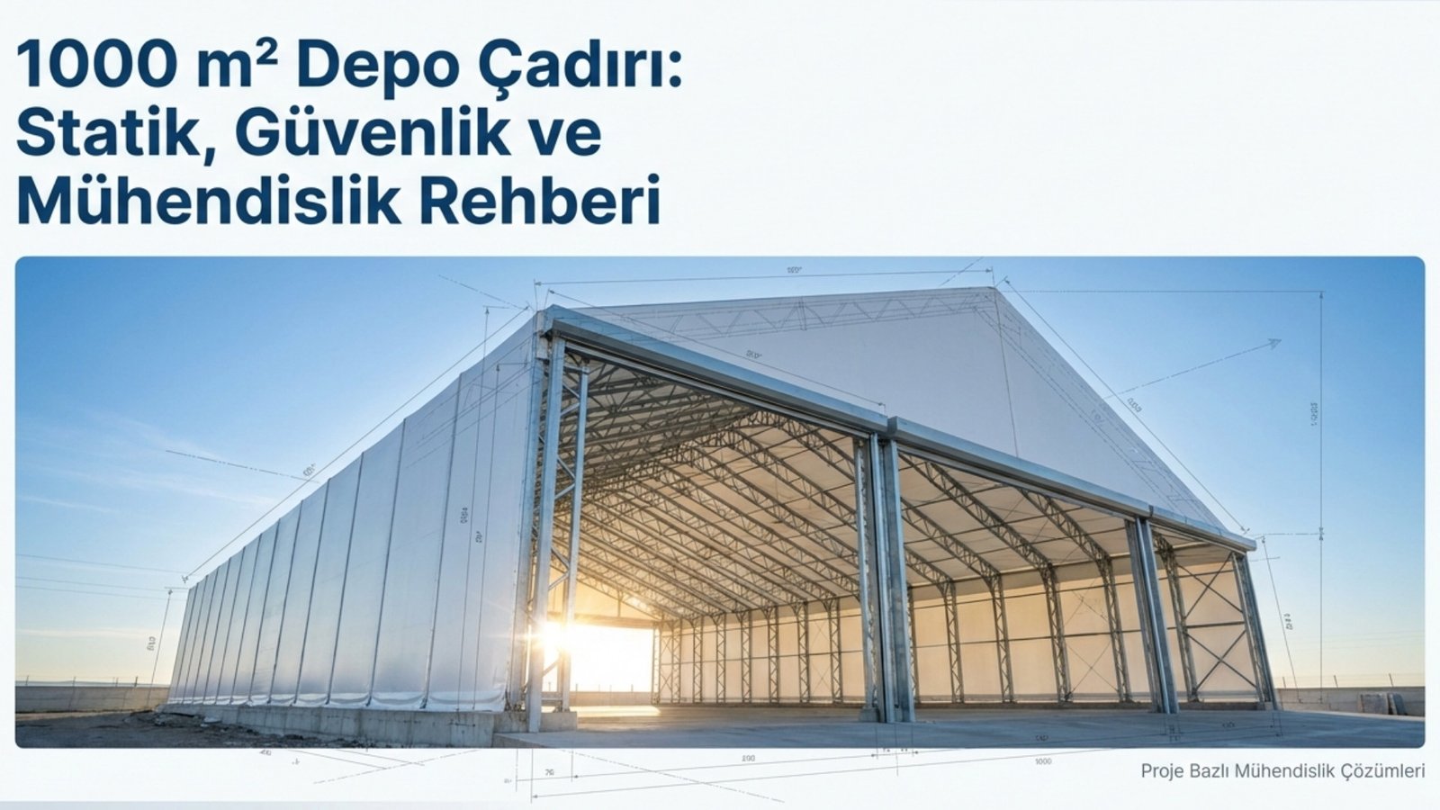 1000 m² Depo Çadırı Üretimi