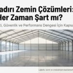 Depo Çadırı Beton Zemin Şart mı