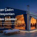 Ramazan İçin Acil İftar Çadırı Kurulumu